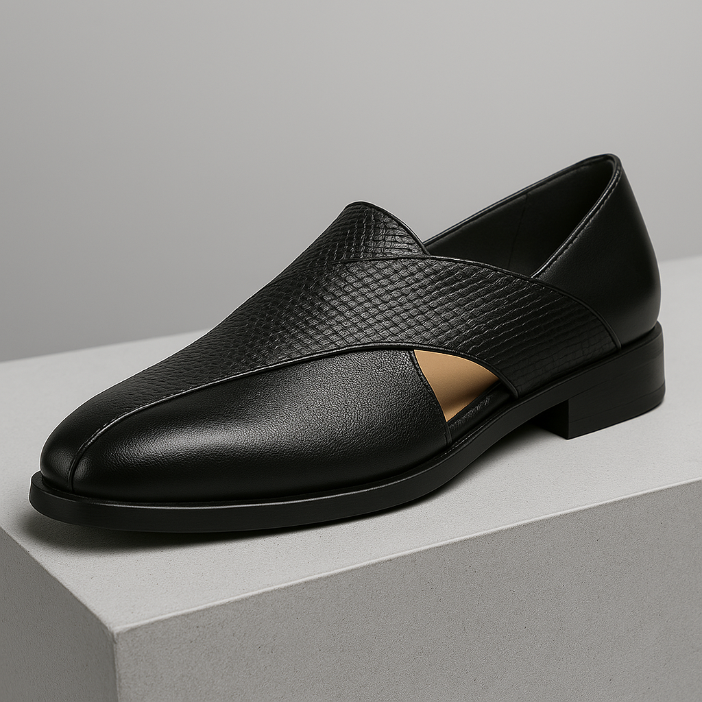 Vintage Läder Loafers