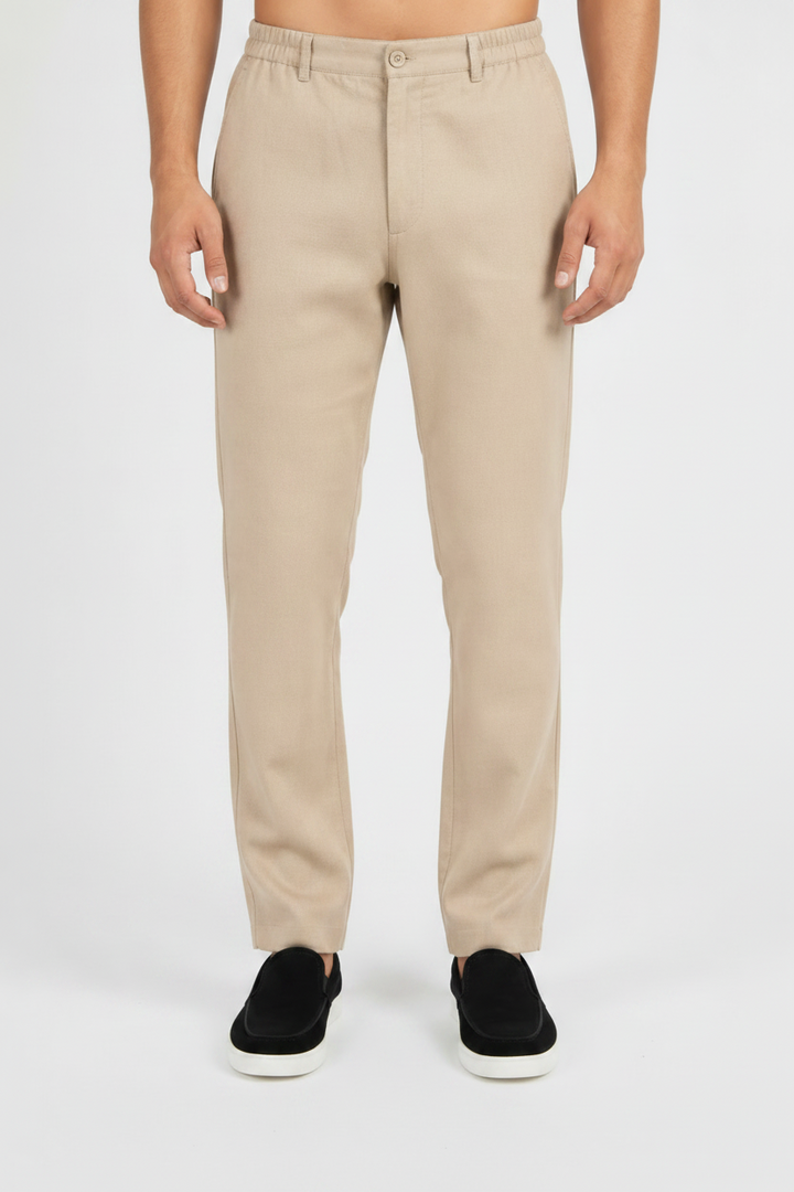 Valenci Linnebyxor Beige