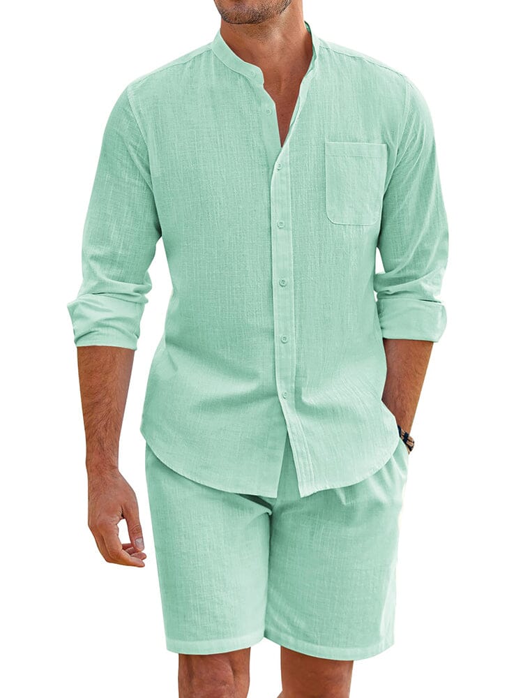 Casual 100% Bomull Strandskjortset