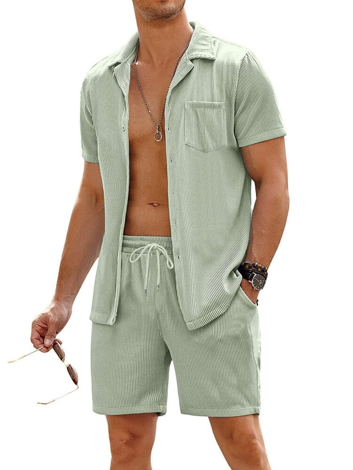 Casual 2-Delat Strand Outfit Set