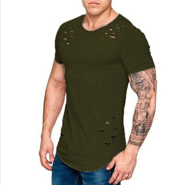 T-shirt med Håldesign
