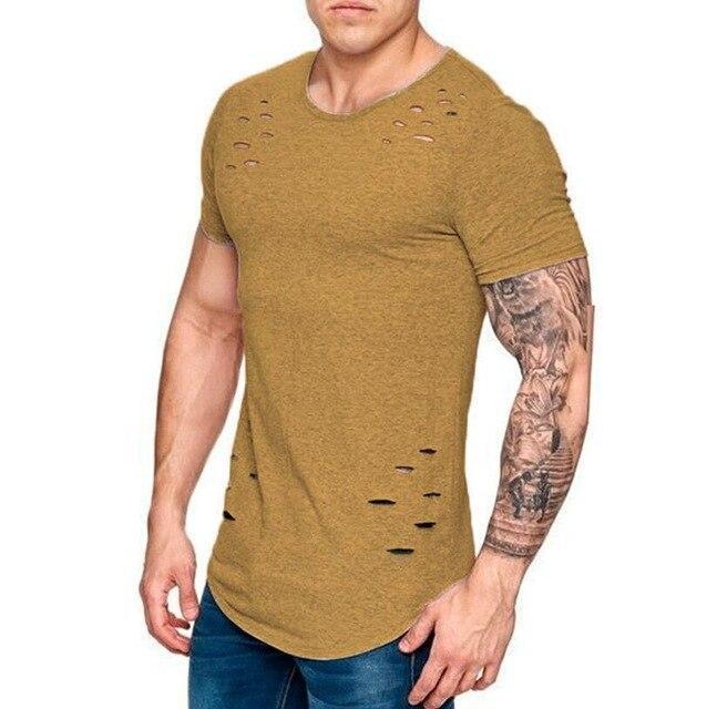 T-shirt med Håldesign