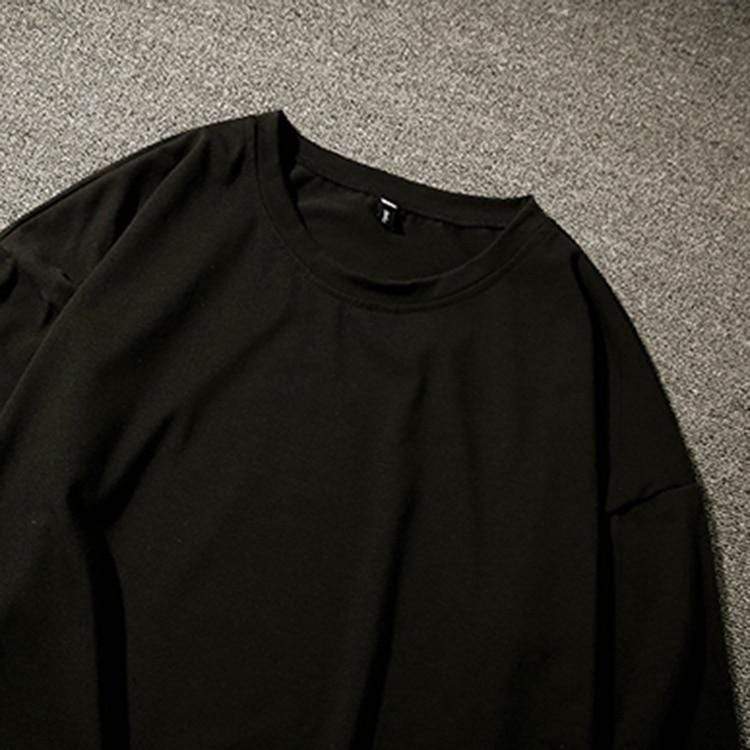 T-shirt med Sidodragkedjor