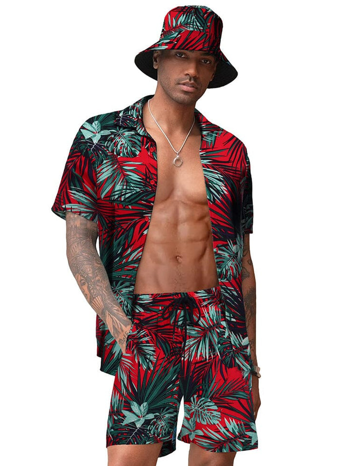 Hawaiiansk Strand Set med Hink Hatt