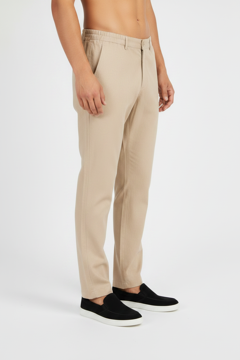 Valenci Linnebyxor Beige